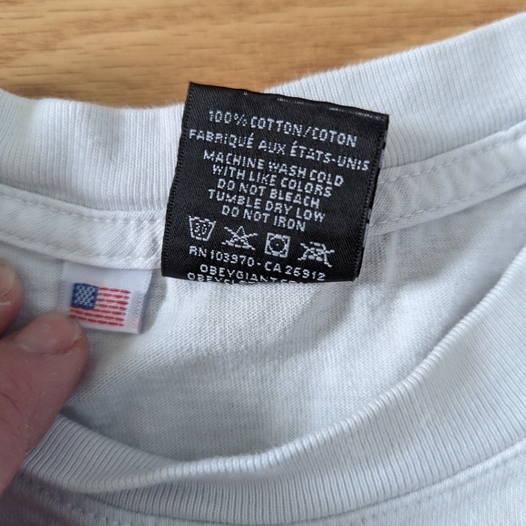 Ford Mustang T-Shirt, White and Blue Size Small - Picture 9 of 9